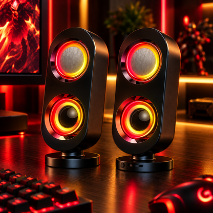 Dual computer speaker
