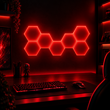 Hexagon light panel