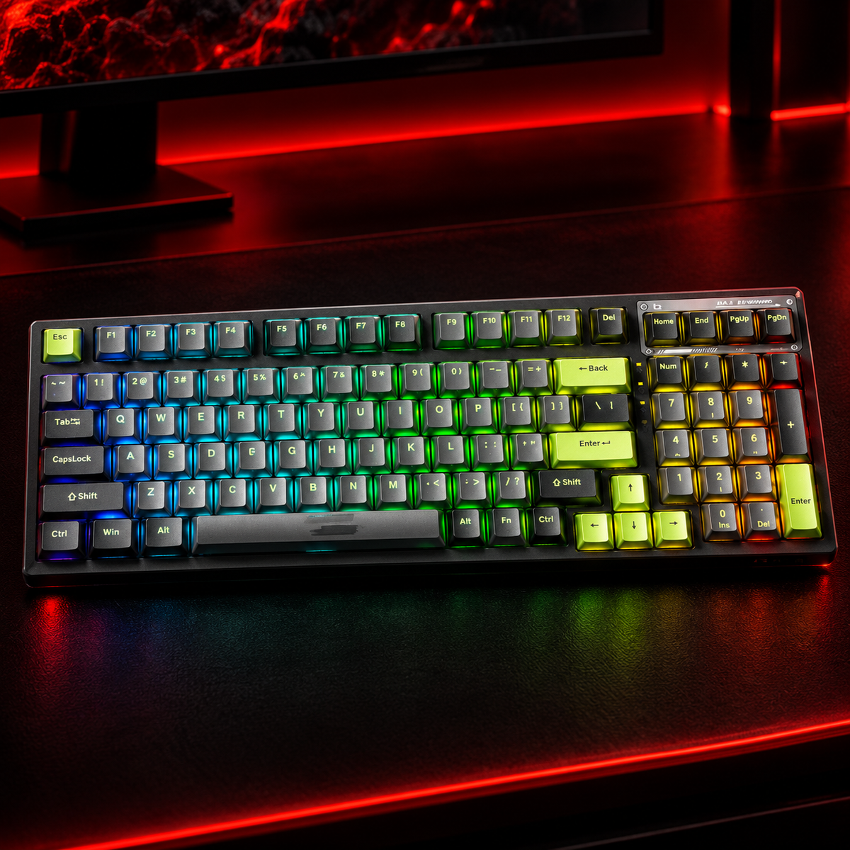 RGB Mechanical Keyboard with Hot-Swappable Switches