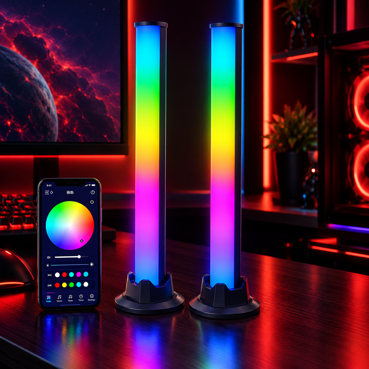Audio rhythm light
