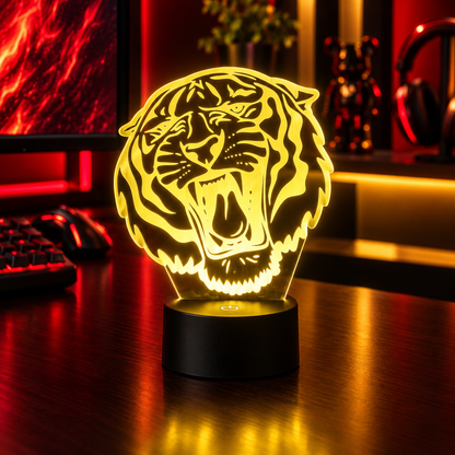 Creativity LED Night Light Tiger Lamp Touch Sensor