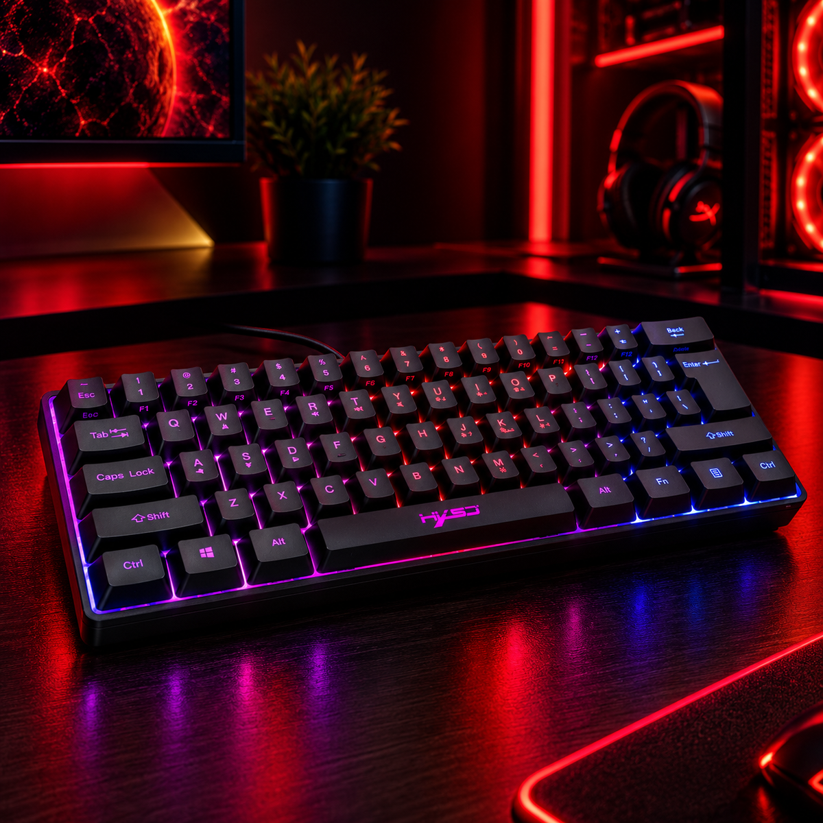 61-key gaming keyboard